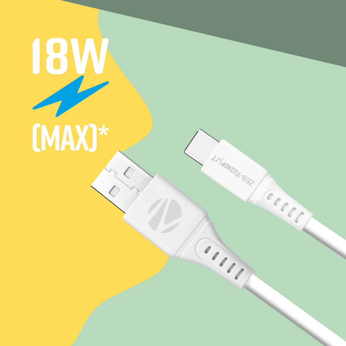 ZEBRONICS Type-C Charge & Sync Cable TU240P view 4